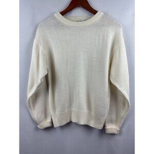 Alicia White Acrylic Sweater  Medium Size